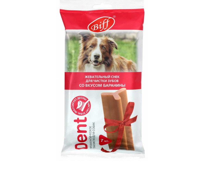 Лакомство для собак крупных пород Titbit Biff Dental Care Жевательный снек с говядиной 270 г